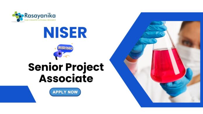 NISER Bhubaneswar Recruitment | MSc Chemistry Candidates Apply Now for Research Positions