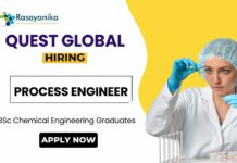 Chemical Engineering Job Process Engineer Position at Quest Global Careers