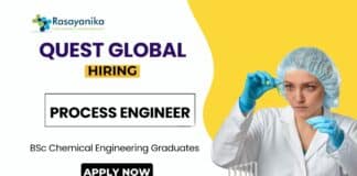 Chemical Engineering Job Process Engineer Position at Quest Global Careers