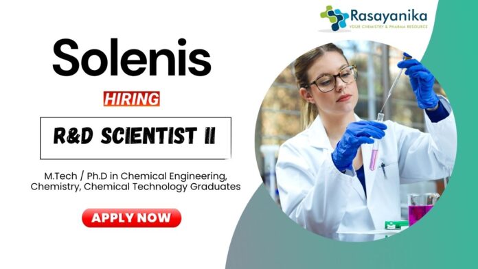Chemical Engineering Job at Solenis PhD Candidates Apply Now for the Scientist Role