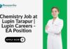 Chemistry Job at Lupin Tarapur Lupin Careers - EA Position