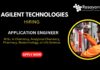Chemistry Jobs at Agilent- Apply For Application Engineer Role
