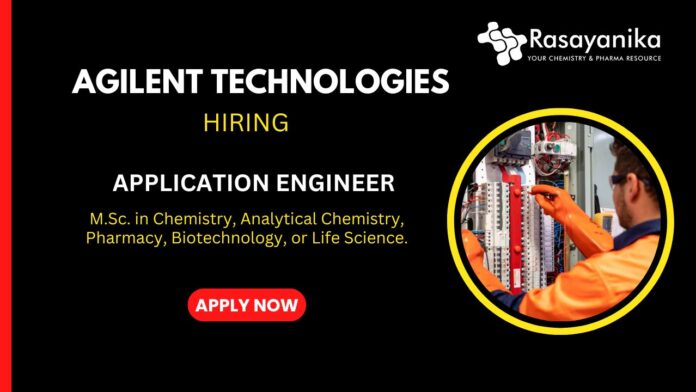 Chemistry Jobs at Agilent- Apply For Application Engineer Role