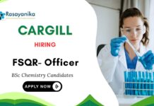 Cargill Careers for BSc Chemistry Graduates | Apply Now for FSQR- Officer Role