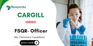 Cargill Careers for BSc Chemistry Graduates | Apply Now for FSQR- Officer Role