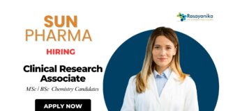 Clinical Research Job at Sun Pharma Chemistry Career  