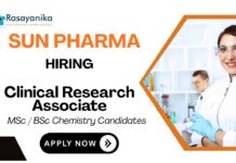 Clinical Research Job at Sun Pharma Chemistry Career  