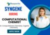 Computational Chemist – Syngene Careers in Drug Discovery