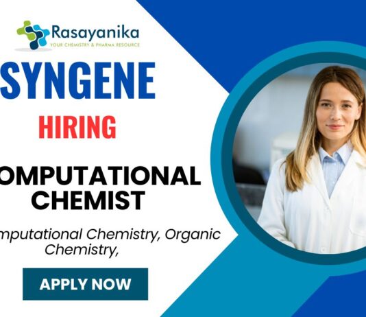 Computational Chemist – Syngene Careers in Drug Discovery