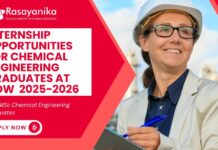 Dow hiring interns 2025–2026 for Manufacturing & Engineering, chemical engineering intern,Chemical Engineering Internship