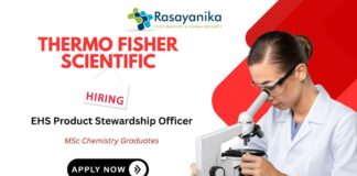 EHS Product Stewardship Officer at Thermo Fisher Scientific , Thermo fisher careers