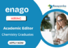 Editor Job at Enago Apply For Academic Publisher – Chemistry & Life Sciences 