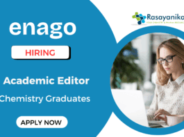 Editor Job at Enago Apply For Academic Publisher – Chemistry & Life Sciences 
