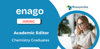 Editor Job at Enago Apply For Academic Publisher – Chemistry & Life Sciences 