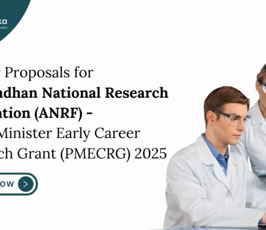 Chemistry Research ANRF Grant | Prime Minister’s Early Career Research Grant