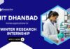 Winter Research Internship Opportunity at IIT Dhanbad | Chemical Engineering Graduates Apply Now