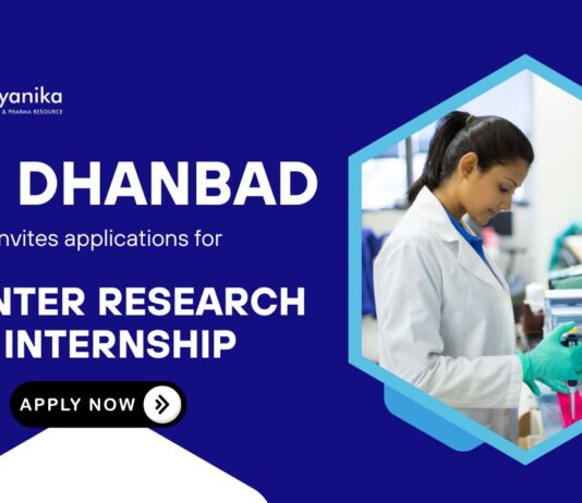 Winter Research Internship Opportunity at IIT Dhanbad | Chemical Engineering Graduates Apply Now