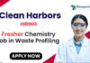 Fresher Chemistry Job in Waste Profiling – Clean Harbors Careers