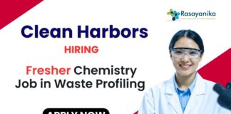 Fresher Chemistry Job in Waste Profiling – Clean Harbors Careers
