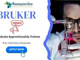 Graduate Apprenticeship Trainee at Bruker India, Chemistry fresher jobs