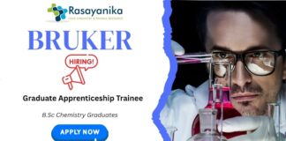 Graduate Apprenticeship Trainee at Bruker India, Chemistry fresher jobs