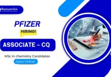 QC Jobs at Pfizer | Associate Quality Control Jobs in Vizag