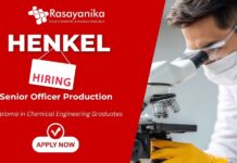 Henkel Hiring Machine Operator | Diploma chemical engineering jobs| Apply Now Henkel Hiring Machine Operator , Diploma chemical engineering jobs