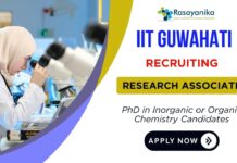 IIT Guwahati Recruitment - Research Associate Role Salary Upto ₹ 70,000 