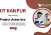 Chemistry Project Associate Jobs | IIT Kanpur Recruitment 