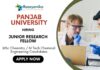 JRF Job Panjab University Vacancy - Chemical Engineering Job