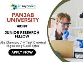 JRF Job Panjab University Vacancy - Chemical Engineering Job