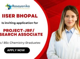 JRF Vacancy in Chemistry – IISER Bhopal Recruitment 2025