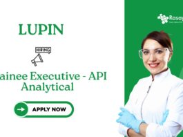 Freshers Chemistry Jobs at Lupin | Apply for Trainee Executive Role