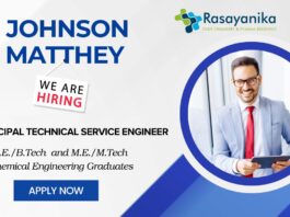 Johnson Matthey APAC Hires Principal Technical Services Engineer Apply Now 