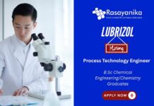 Join Lubrizol as a Process Technology Engineer-Lubrizol Life Sciences Jobs Apply Now