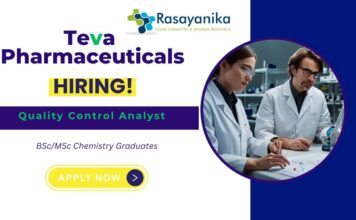 Join Teva Pharmaceuticals as a Quality Control Analyst in Chennai | QC jobs | Apply Now Join Teva Pharmaceuticals as a Quality Control Analyst in Chennai ,QC jobs