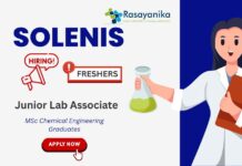 Junior Lab Associate – Research & Development ,Solenis, Mumbai,Chemical engineering freshers jobs, chemical engineering vacancies,chemical engg fresher jobs