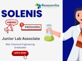 Junior Lab Associate – Research & Development ,Solenis, Mumbai,Chemical engineering freshers jobs, chemical engineering vacancies,chemical engg fresher jobs