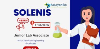Junior Lab Associate – Research & Development ,Solenis, Mumbai,Chemical engineering freshers jobs, chemical engineering vacancies,chemical engg fresher jobs