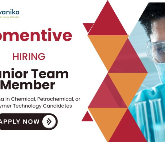 Junior Team Member at Momentive Chemical Manufacturing Operation
