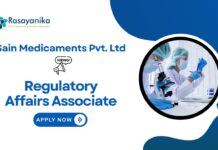 Regulatory Affairs Jobs at Sain Medicaments | Apply Now
