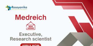 Chemistry Jobs at Medreich | Apply for the R&D Jobs 