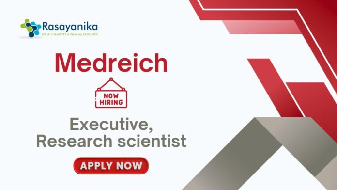 Chemistry Jobs at Medreich | Apply for the R&D Jobs 