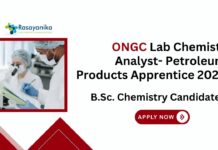 Lab Chemist Jobs | ONGC Recruitment - BSc Chemistry Jobs 