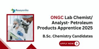 Lab Chemist Jobs | ONGC Recruitment - BSc Chemistry Jobs 