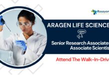 Organic Chemistry Jobs at Aragen Life Sciences – Attend Walk-In Organic Chemistry Jobs at Aragen Life Sciences | Apply for the Associate Scientist Role