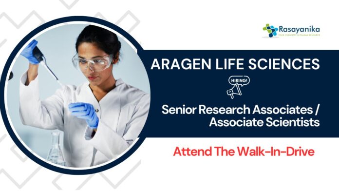 Organic Chemistry Jobs at Aragen Life Sciences | Apply for the Associate Scientist Role Organic Chemistry Jobs at Aragen Life Sciences | Apply for the Associate Scientist Role