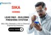 Lead R&D Chemical Engineering Job Sika Careers India 