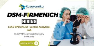 Laboratory analyst Job Opportunity at Dsm-Firmenich, Mumbai ,Chemist jobs