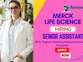 Advance Yourself in Merck Life Science Careers: Senior Assistant Job Role in Process R&D & Chemical Synthesis